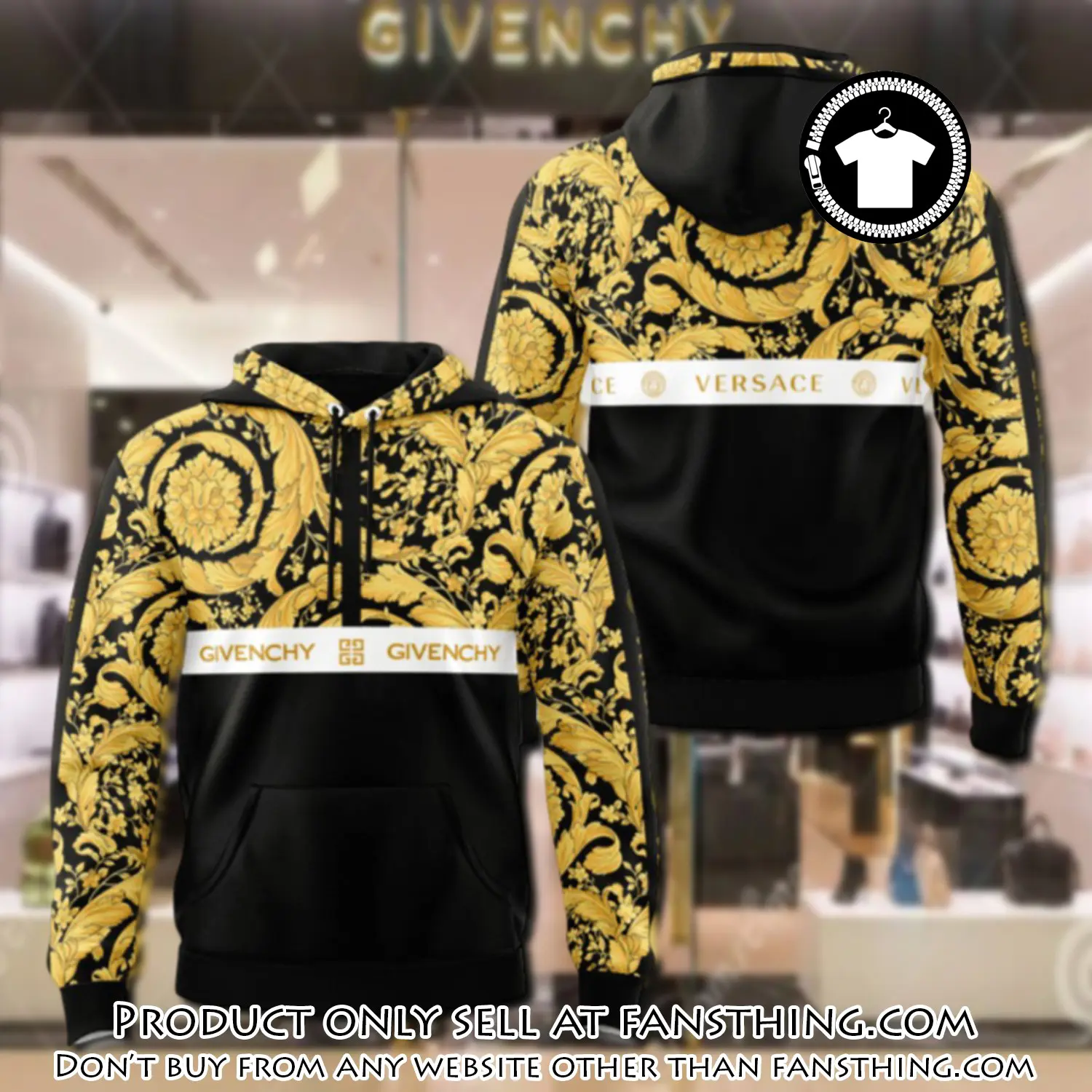 Givenchy versace unisex hoodie luxury brand gifts  jh2296 fst5500143